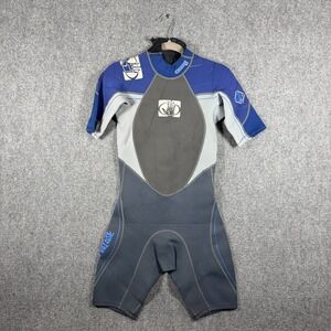 Body Glove Crush 2:1 mm Shorty Wetsuit Blue Mens Size Small #2424